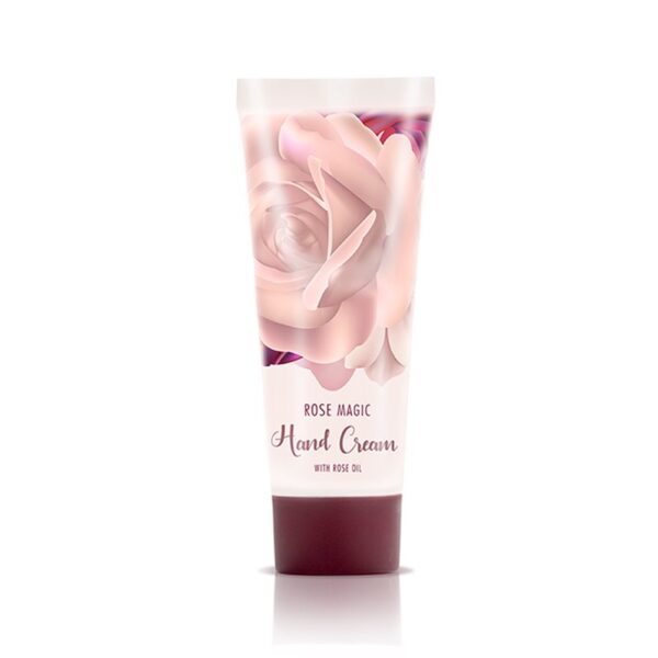 Крем за ръце Rose Magic с натурално българско Розово масло 75 ml - Image 3